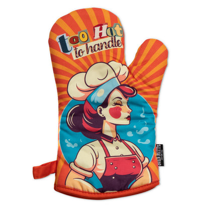 Too Hot To Handle Oven Mitts And Potholder Set