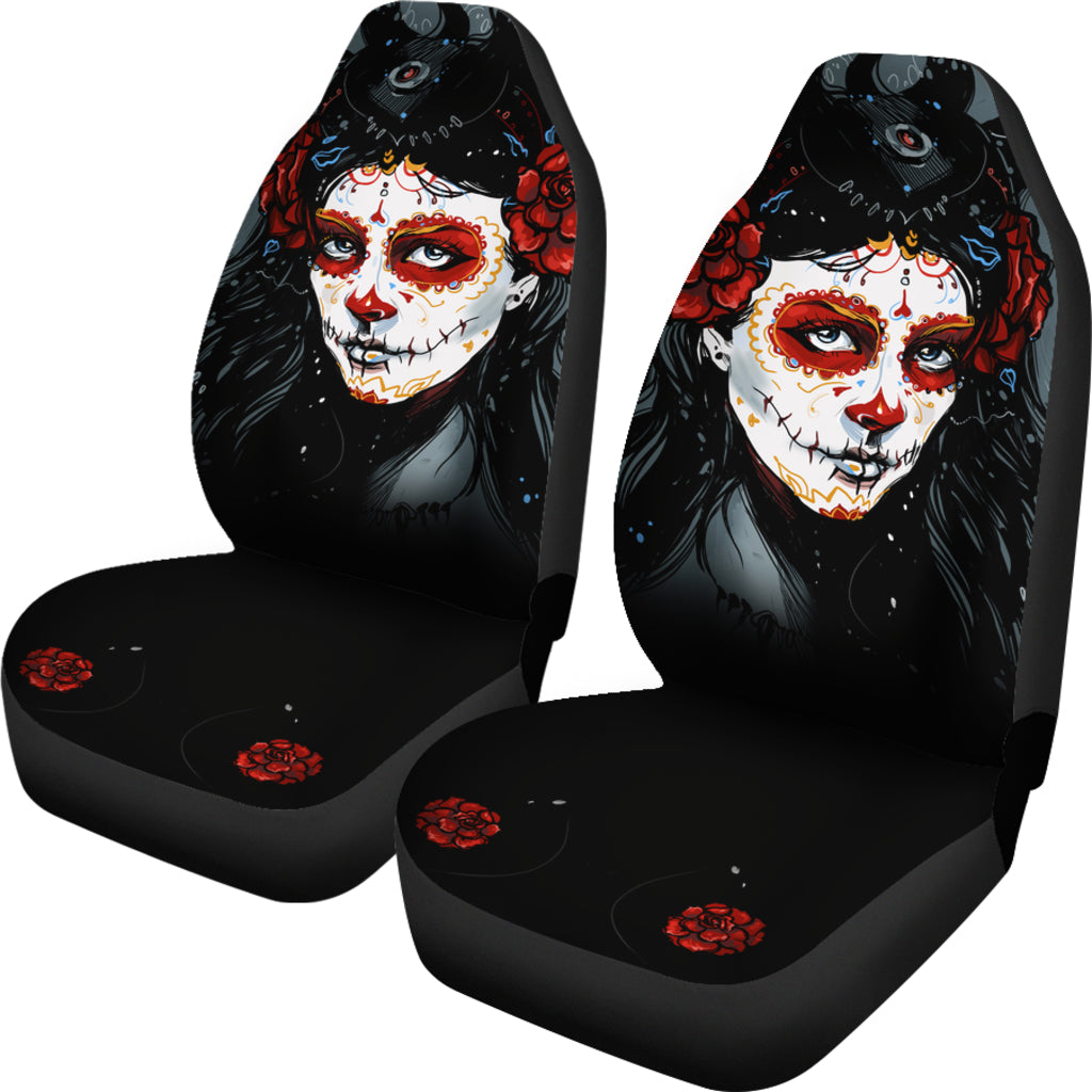 Day Of The Death Car Seat Covers