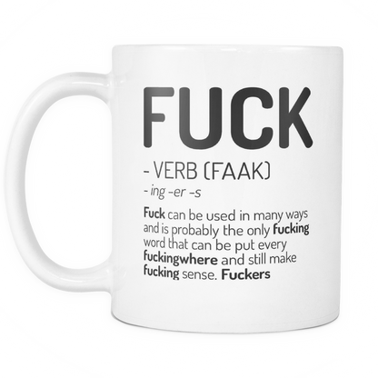 Word Fuck Mug